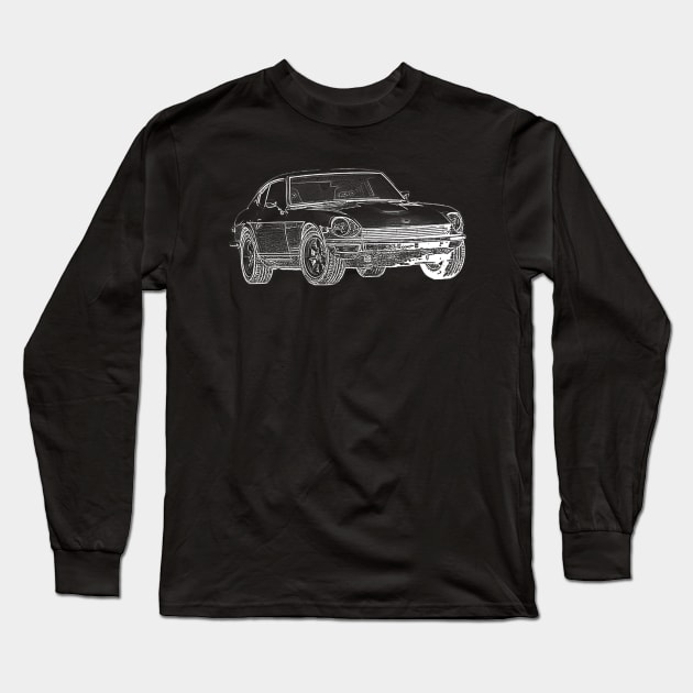 Datsun 240Z Classic Sports Car Long Sleeve T-Shirt by benhonda2